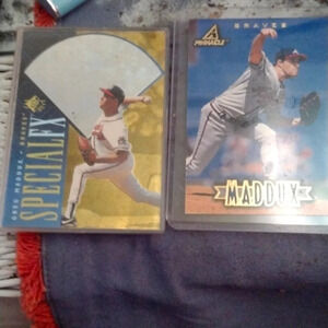 COPY - Pair of Greg Maddux BB Cards
